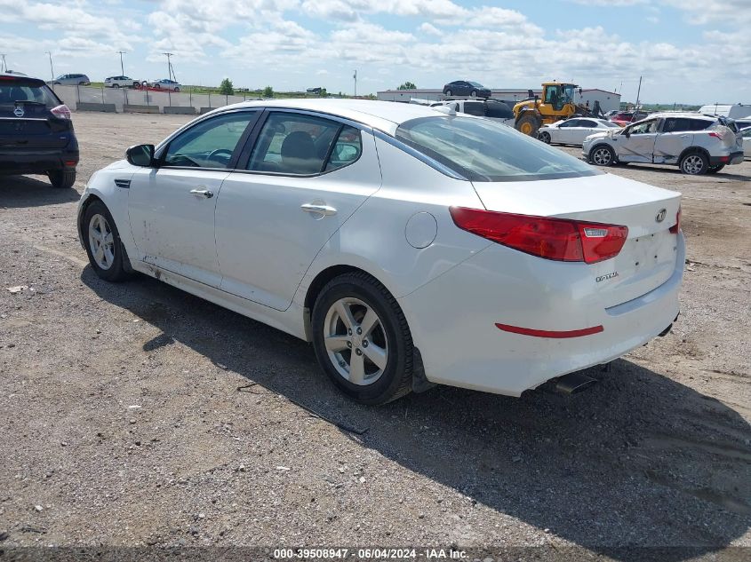 2015 Kia Optima Lx VIN: KNAGM4A77F5643380 Lot: 39508947