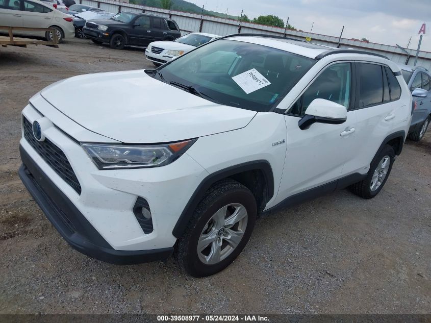 2020 Toyota Rav4 Xle Hybrid VIN: 4T3R6RFV6LU002588 Lot: 39508977