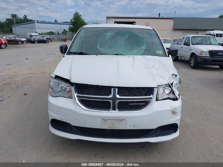 2016 Dodge Grand Caravan American Value Pkg VIN: 2C4RDGBGXGR278435 Lot: 39508987