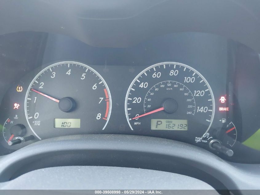 2009 Toyota Corolla Le VIN: 2T1BU40E19C160391 Lot: 39508998