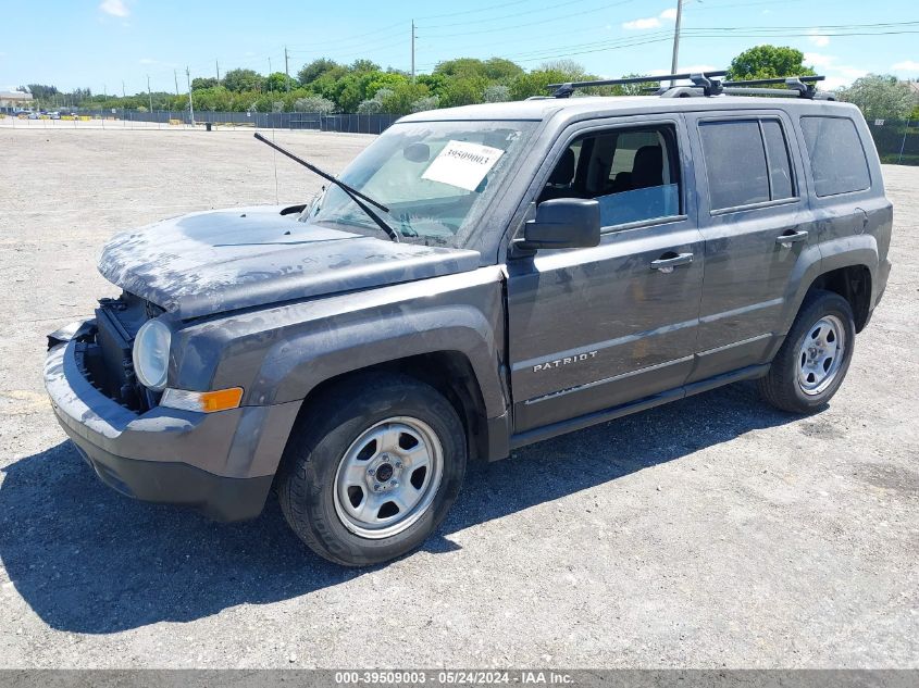 2017 Jeep Patriot Sport Fwd VIN: 1C4NJPBA4HD145659 Lot: 39509003