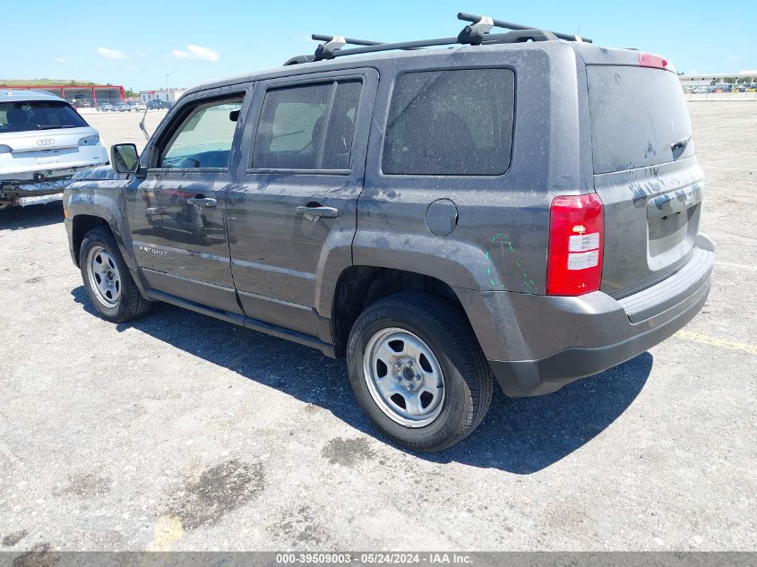 2017 Jeep Patriot Sport Fwd VIN: 1C4NJPBA4HD145659 Lot: 39509003