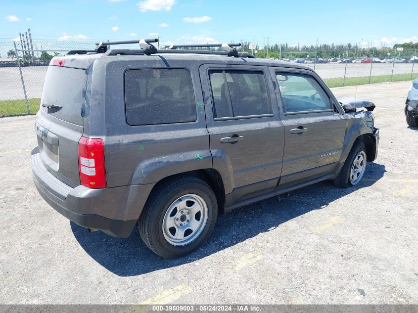 2017 Jeep Patriot Sport Fwd VIN: 1C4NJPBA4HD145659 Lot: 39509003