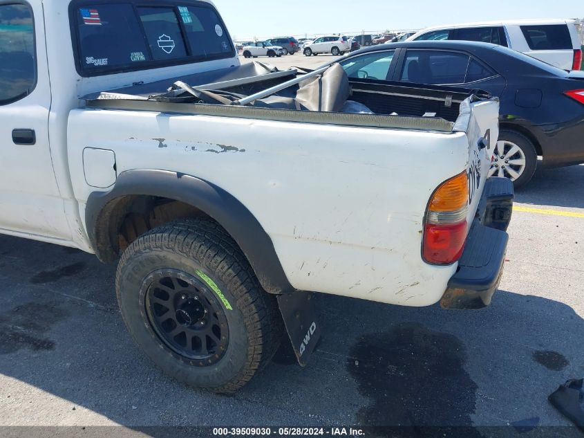 2001 Toyota Tacoma Base V6 VIN: 5TEHN72N11Z735223 Lot: 39509030