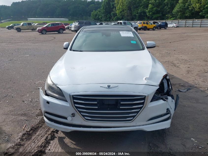 2015 Hyundai Genesis 3.8 VIN: KMHGN4JE1FU032955 Lot: 39509034