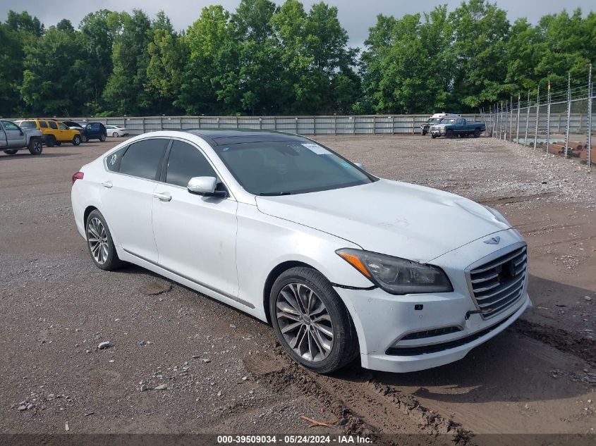 2015 Hyundai Genesis 3.8 VIN: KMHGN4JE1FU032955 Lot: 39509034