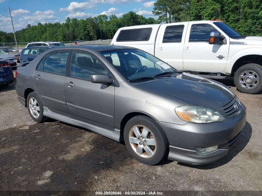 2003 Toyota Corolla S VIN: 2T1BR32E43C080860 Lot: 39509040