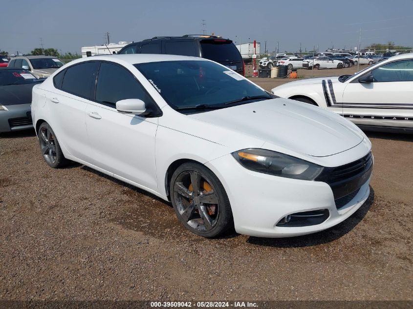 2013 Dodge Dart Gt VIN: 1C3CDFCB2DD346264 Lot: 39509042