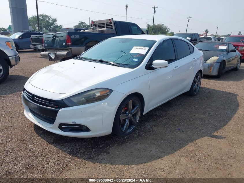 2013 Dodge Dart Gt VIN: 1C3CDFCB2DD346264 Lot: 39509042