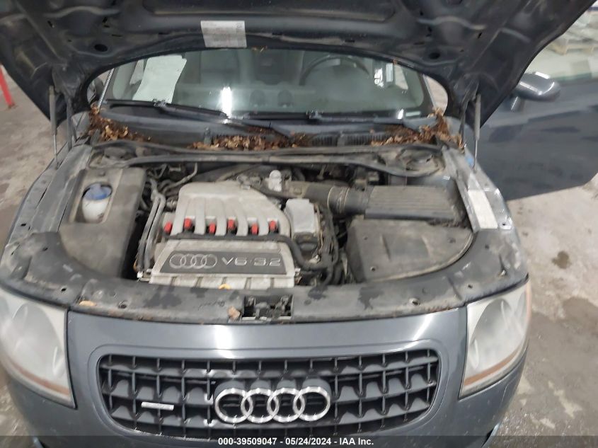 2004 Audi Tt 3.2L VIN: TRUUF28NX41025506 Lot: 39509047