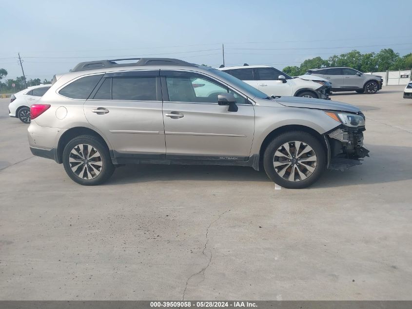 2016 Subaru Outback 2.5I Limited VIN: 4S4BSBNC5G3342632 Lot: 39509058