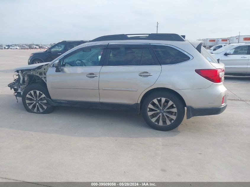 2016 Subaru Outback 2.5I Limited VIN: 4S4BSBNC5G3342632 Lot: 39509058