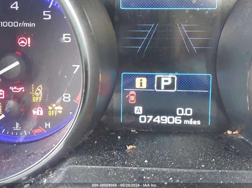 2016 Subaru Outback 2.5I Limited VIN: 4S4BSBNC5G3342632 Lot: 39509058