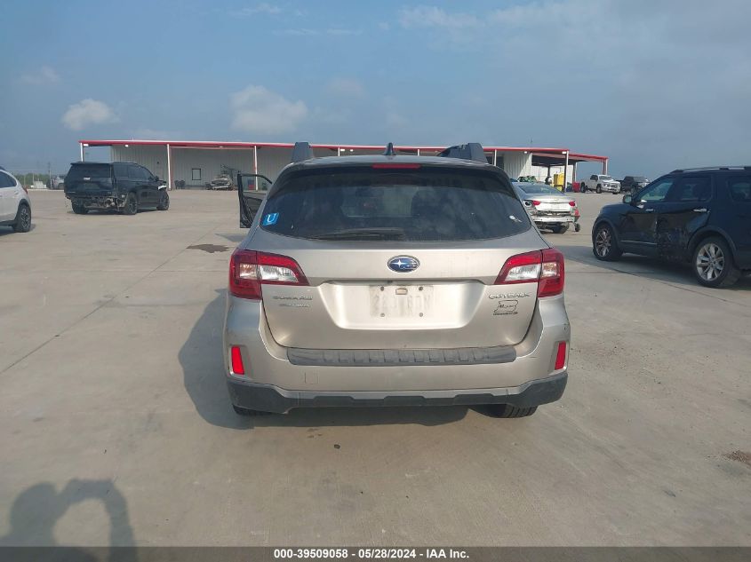 2016 Subaru Outback 2.5I Limited VIN: 4S4BSBNC5G3342632 Lot: 39509058