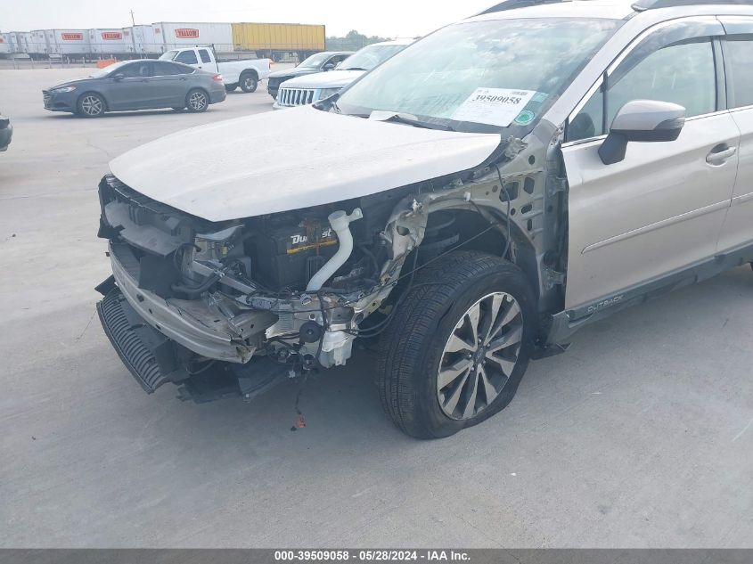 2016 Subaru Outback 2.5I Limited VIN: 4S4BSBNC5G3342632 Lot: 39509058