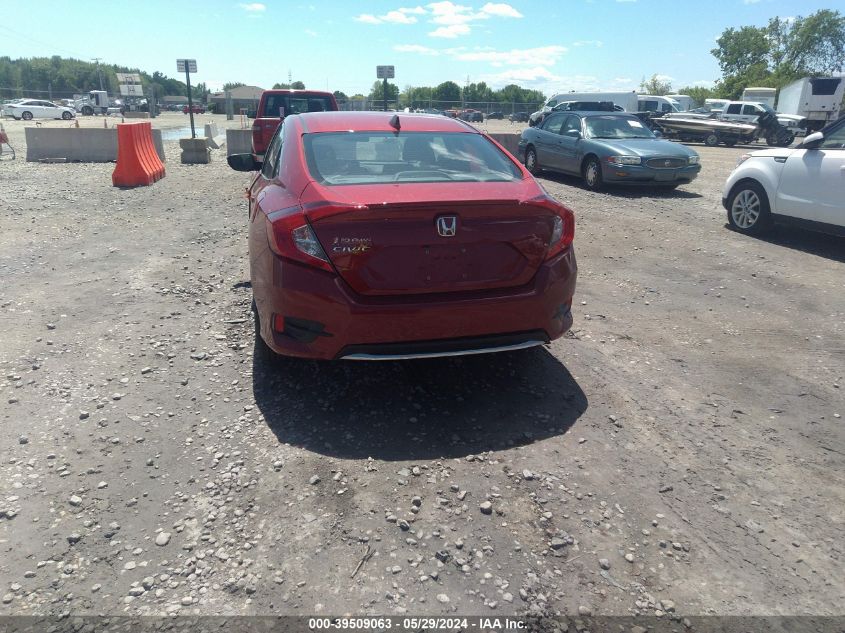 2020 Honda Civic Ex VIN: 19XFC1F39LE014841 Lot: 39509063