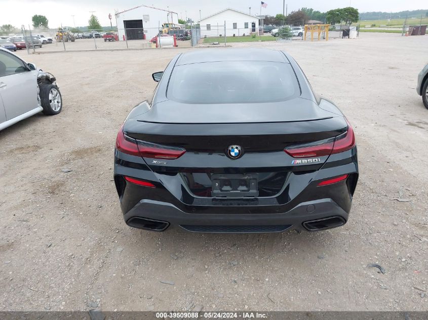 2019 BMW M850I xDrive VIN: WBABC4C52KBU96244 Lot: 39509088