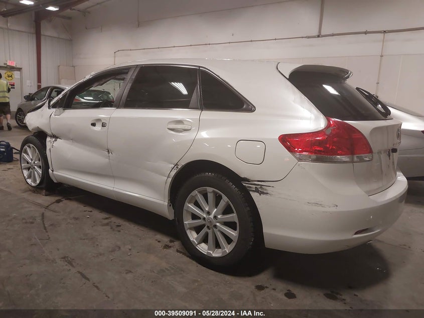 2012 Toyota Venza Le VIN: 4T3ZA3BB3CU062027 Lot: 39509091