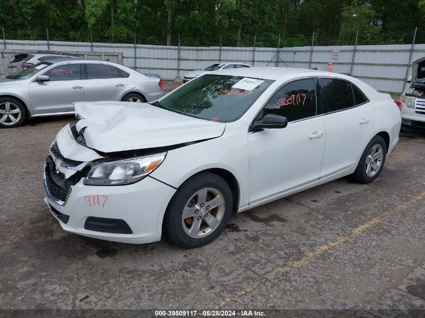 2016 Chevrolet Malibu Limited Ls VIN: 1G11A5SA3GF161317 Lot: 39509117