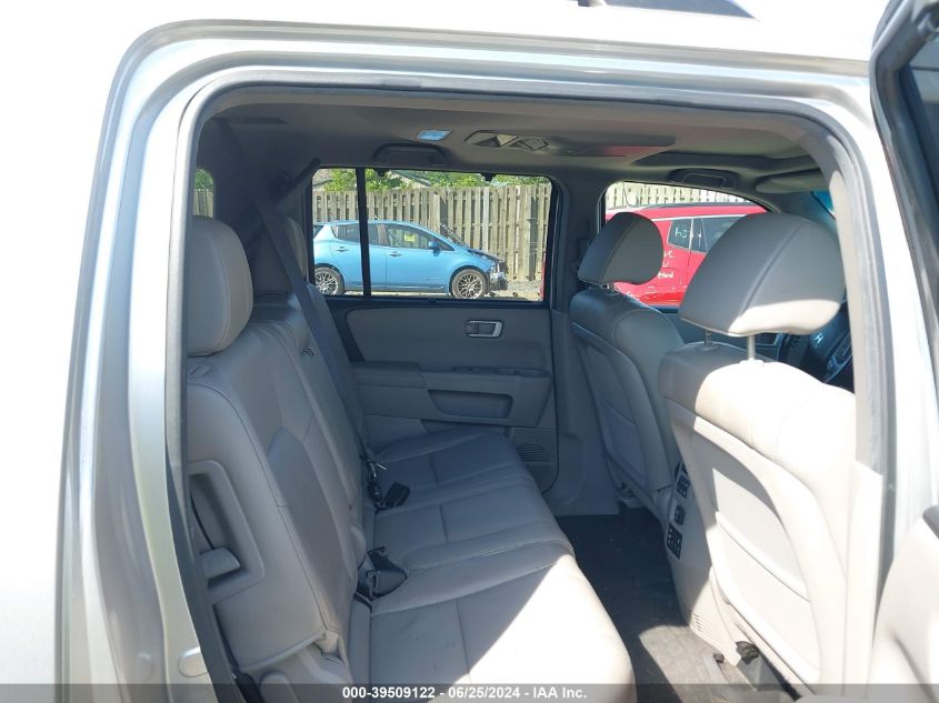 2012 Honda Pilot Touring VIN: 5FNYF4H91CB022431 Lot: 39509122