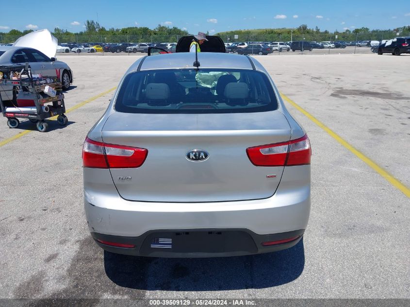 2014 Kia Rio Lx VIN: KNADM4A35E6385398 Lot: 39509129