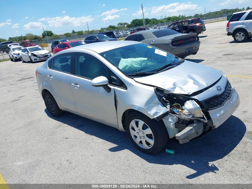 2014 Kia Rio Lx VIN: KNADM4A35E6385398 Lot: 39509129