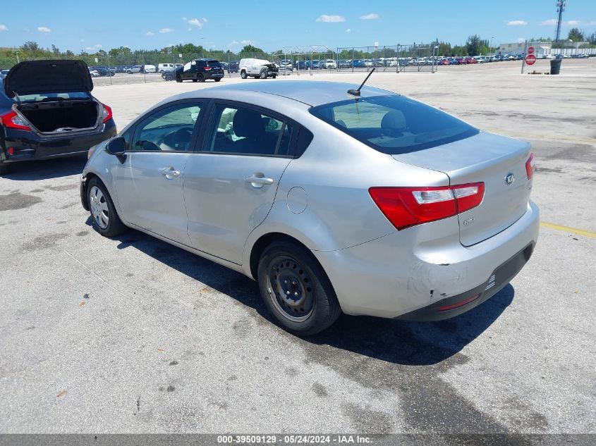 2014 Kia Rio Lx VIN: KNADM4A35E6385398 Lot: 39509129