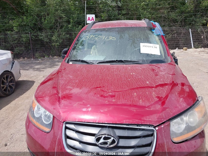 2011 Hyundai Santa Fe Gls VIN: 5XYZG3AB3BG059724 Lot: 39509130