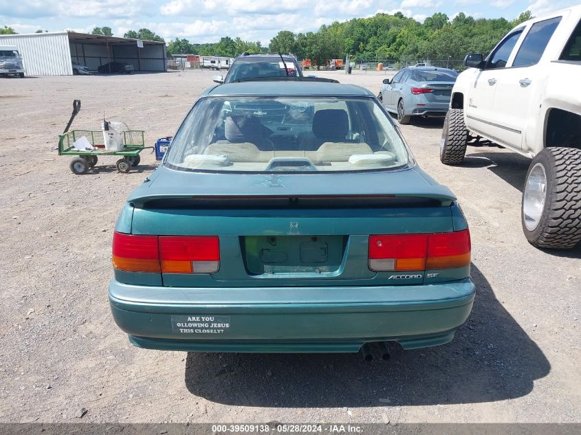 1993 Honda Accord Se VIN: JHMCB7685PC016456 Lot: 39509138