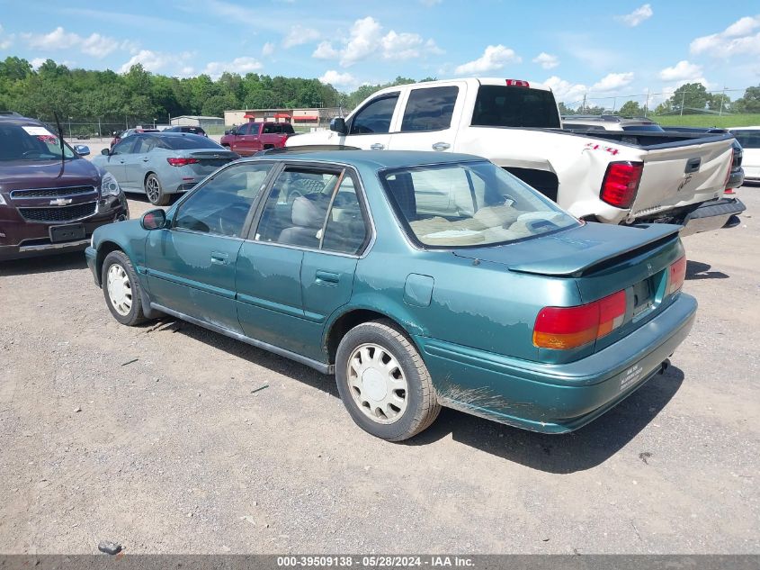 1993 Honda Accord Se VIN: JHMCB7685PC016456 Lot: 39509138