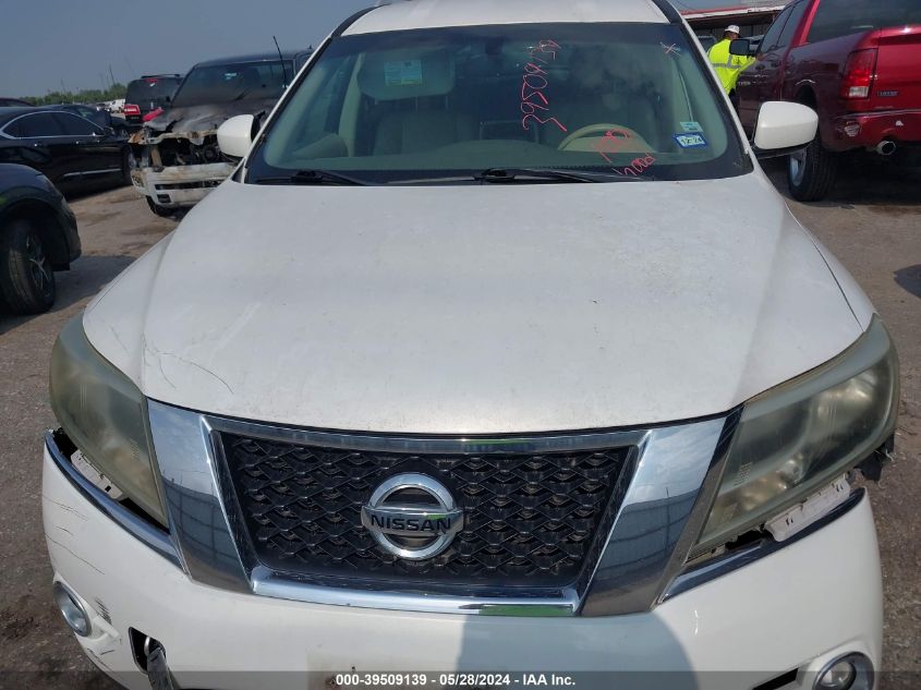 2014 Nissan Pathfinder Sl VIN: 5N1AR2MN4EC674231 Lot: 39509139