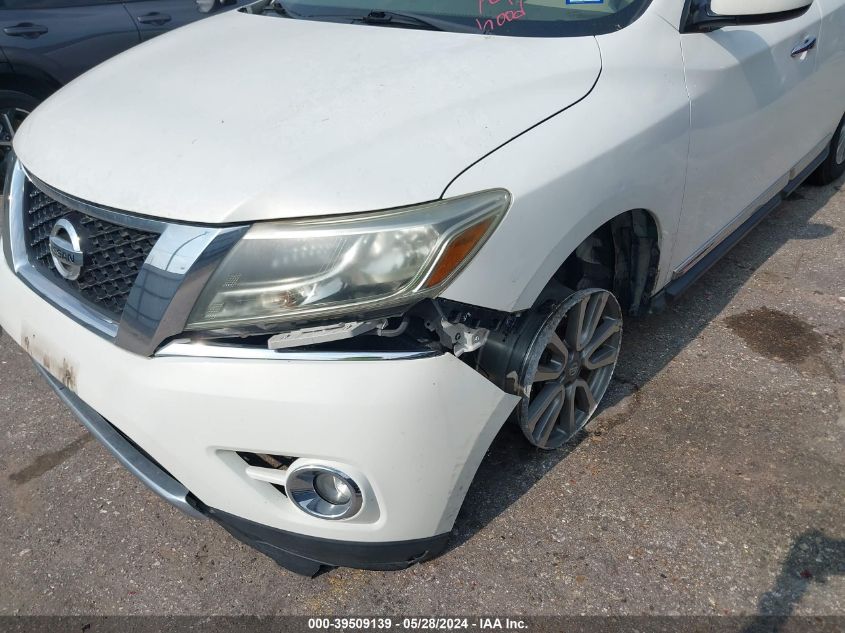 2014 Nissan Pathfinder Sl VIN: 5N1AR2MN4EC674231 Lot: 39509139