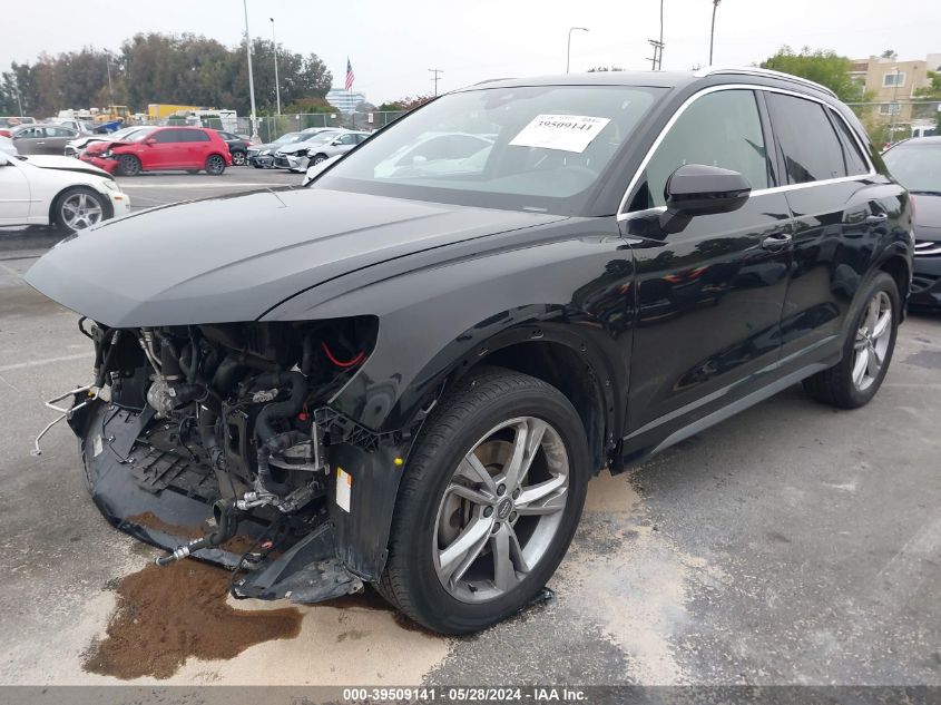 2020 Audi Q3 Premium Plus 45 Tfsi S Line Quattro Tiptronic VIN: WA1EECF34L1077005 Lot: 39509141