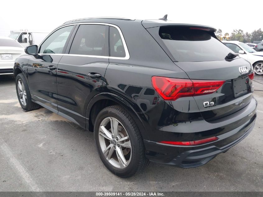 2020 Audi Q3 Premium Plus 45 Tfsi S Line Quattro Tiptronic VIN: WA1EECF34L1077005 Lot: 39509141