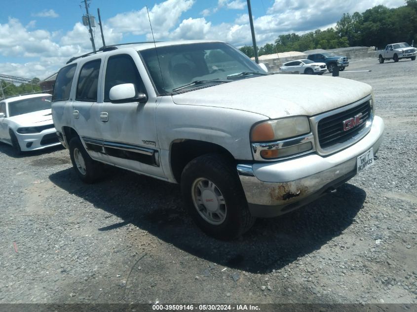 2001 GMC Yukon Sle VIN: 1GKEK13T31R194830 Lot: 39509146