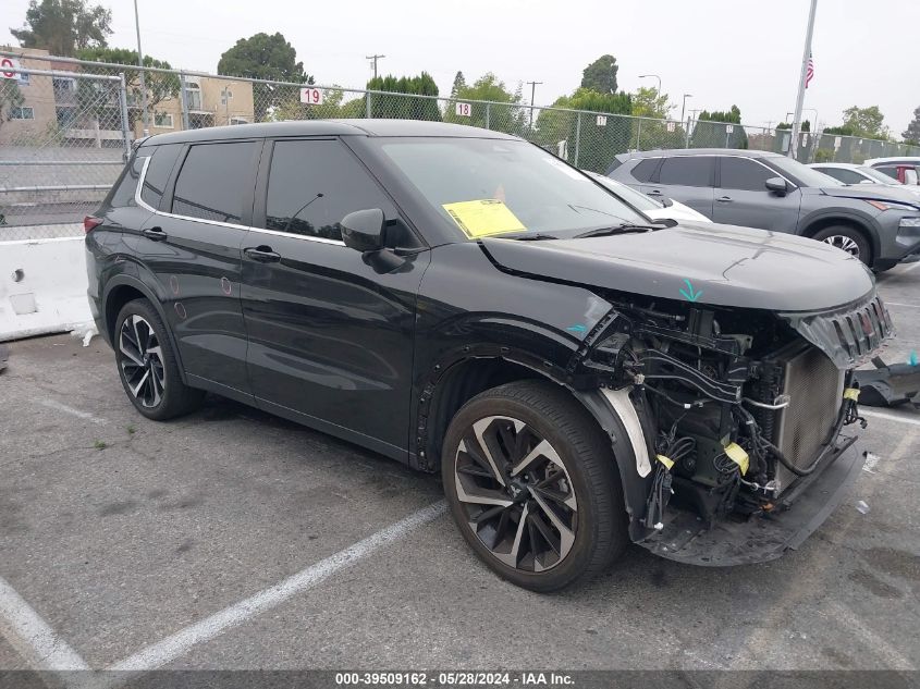 2022 Mitsubishi Outlander Black Edition S-Awc/Se 2.5 S-Awc/Se Launch Edition S-Awc VIN: JA4J4UA81NZ047491 Lot: 39509162