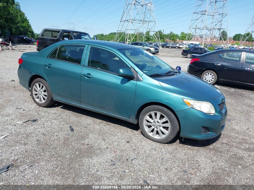 2009 Toyota Corolla S/Le/Xle VIN: 2T1BU40E39C019578 Lot: 39509166