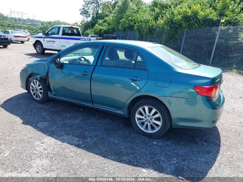 2009 Toyota Corolla S/Le/Xle VIN: 2T1BU40E39C019578 Lot: 39509166