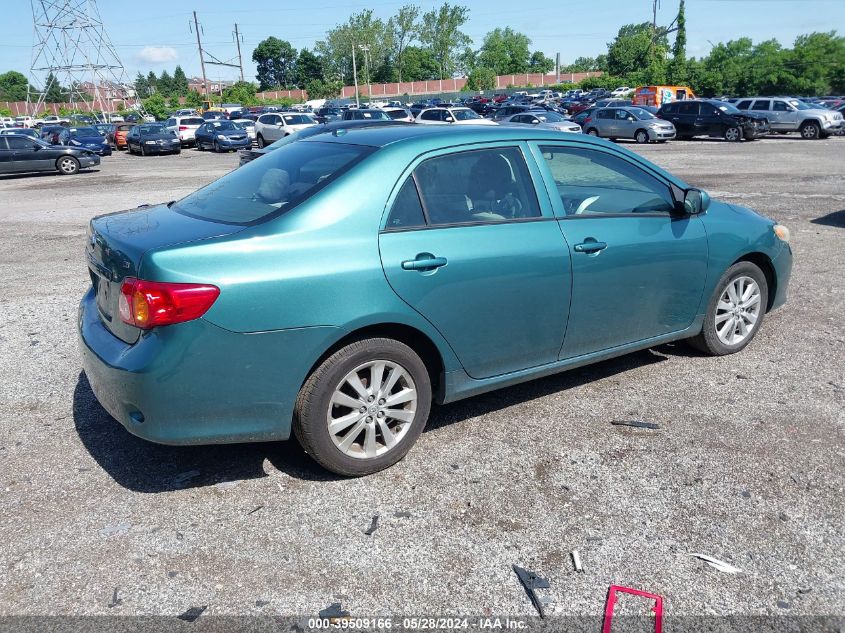 2009 Toyota Corolla S/Le/Xle VIN: 2T1BU40E39C019578 Lot: 39509166