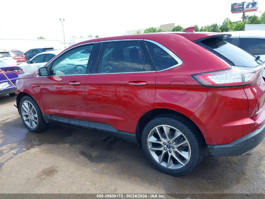 2017 FORD EDGE TITANIUM - 2FMPK4K85HBB81914