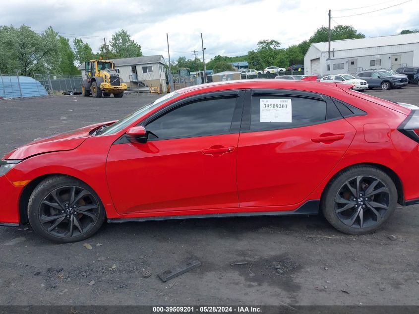 2018 Honda Civic Sport VIN: SHHFK7G49JU207994 Lot: 39509201
