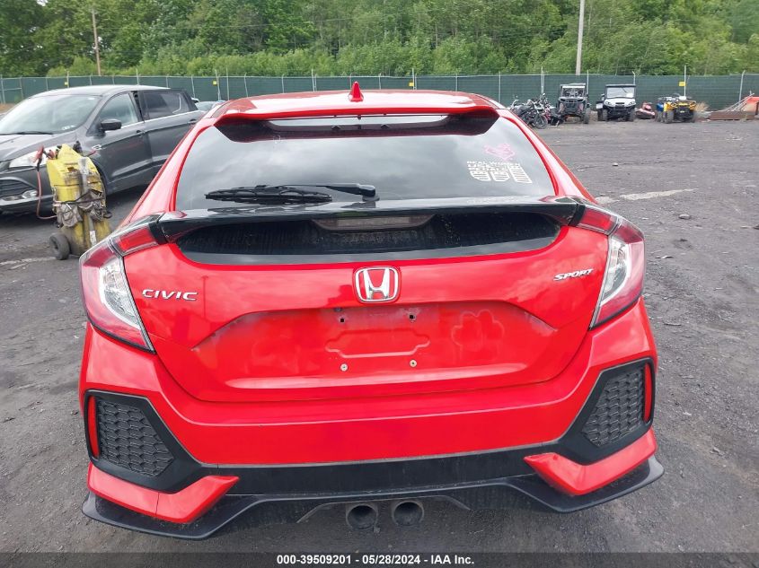 2018 Honda Civic Sport VIN: SHHFK7G49JU207994 Lot: 39509201