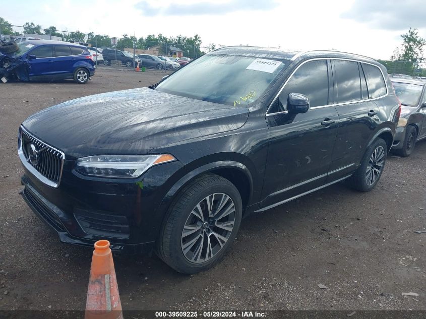 2020 Volvo Xc90 T6 Momentum 7 Passenger VIN: YV4A22PK7L1572874 Lot: 39509225