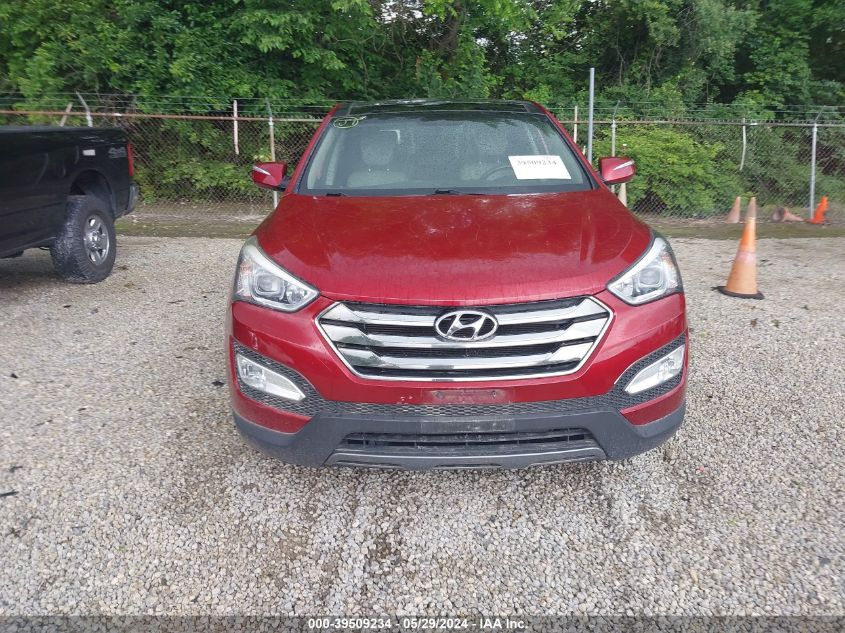 2013 Hyundai Santa Fe Sport VIN: 5XYZU3LB7DG100851 Lot: 39509234