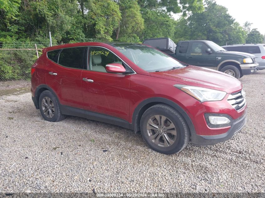 2013 Hyundai Santa Fe Sport VIN: 5XYZU3LB7DG100851 Lot: 39509234