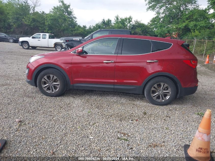 2013 Hyundai Santa Fe Sport VIN: 5XYZU3LB7DG100851 Lot: 39509234