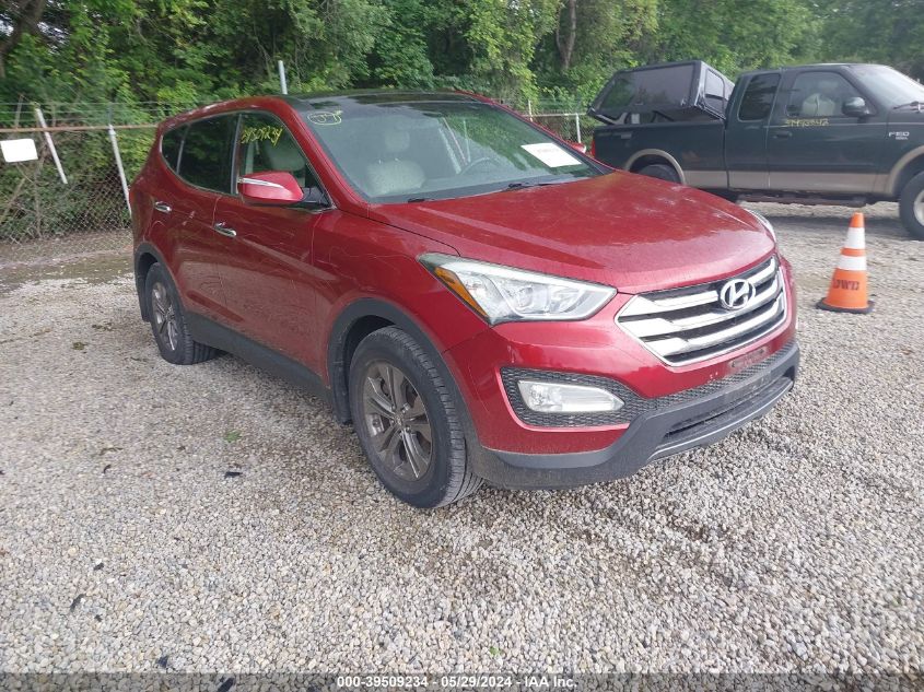 2013 Hyundai Santa Fe Sport VIN: 5XYZU3LB7DG100851 Lot: 39509234