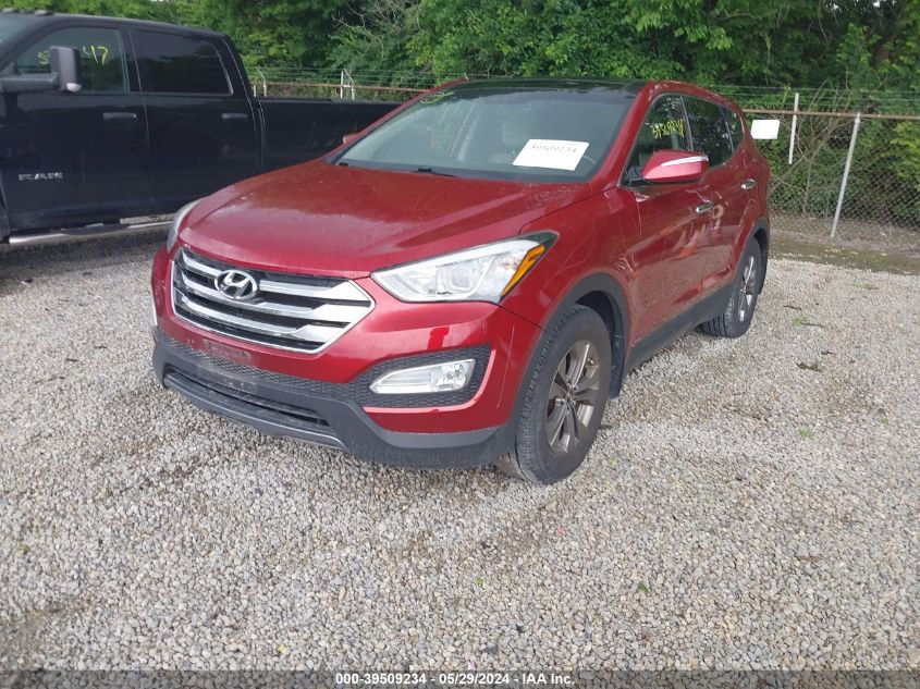 2013 Hyundai Santa Fe Sport VIN: 5XYZU3LB7DG100851 Lot: 39509234