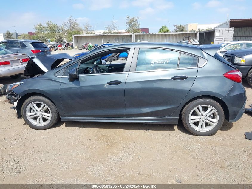 2017 Chevrolet Cruze Lt Auto VIN: 3G1BE6SM7HS590014 Lot: 39509235