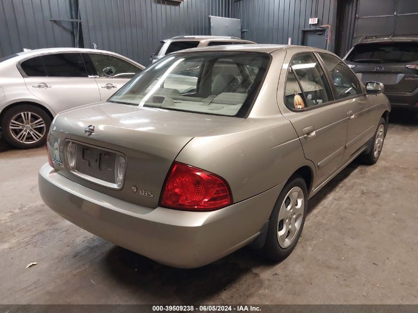 2004 Nissan Sentra 1.8S VIN: 3N1CB51D84L840772 Lot: 39509238